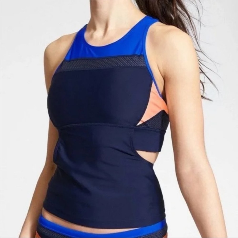 Athleta Tri-Essential Tankini Top NWOT